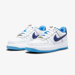 Women's / GS Nike Air Force 1 S50 "First Use" UNC (White/University Blue)(DB1560-100)