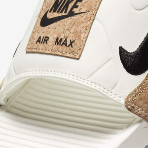 Men's Nike Air Max 90 "Cork" Slides (Sail/Black/Gum Yellow)(BQ4635-103)