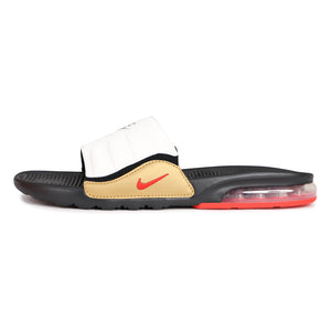 Nike Air Max Camden Slides "Spades" (Black/White/Gold/Chile Red)(BQ4626-101)
