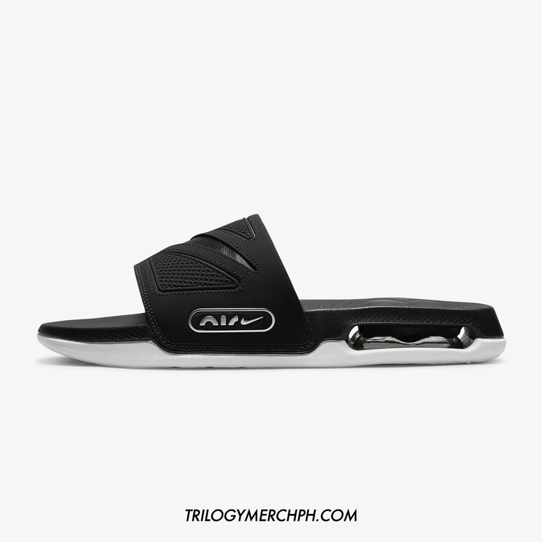 Men's Nike Air Max Cirro Slides (Black/Metallic Silver/White)(DC1460-004)