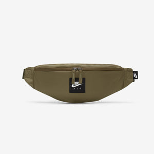 Nike Heritage Air "Box Patch" Waist Bag Fanny Pack (Cargo Khaki/Black)(unisex)(DC7356-222)