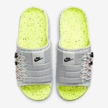 Men's Nike Asuna Crater Slides "Grey Volt" Recycled Pack (DJ4629-001)(Limited Release)