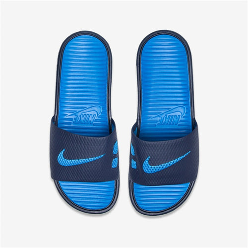 Men's Nike Benassi Solarsoft Slides (Game Royal)(431884-440)