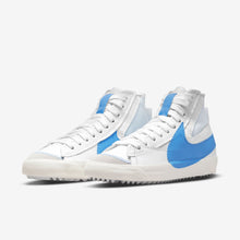 Men's Nike Blazer Mid "UNC" Jumbo Swoosh (White/Sail/Black/University Blue)(DD3111-103)