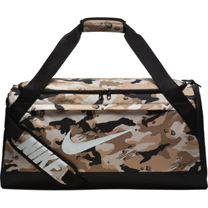 Nike Brasilia Training Duffel Bag "Brown Camo" (Medium)(BA5981-008)