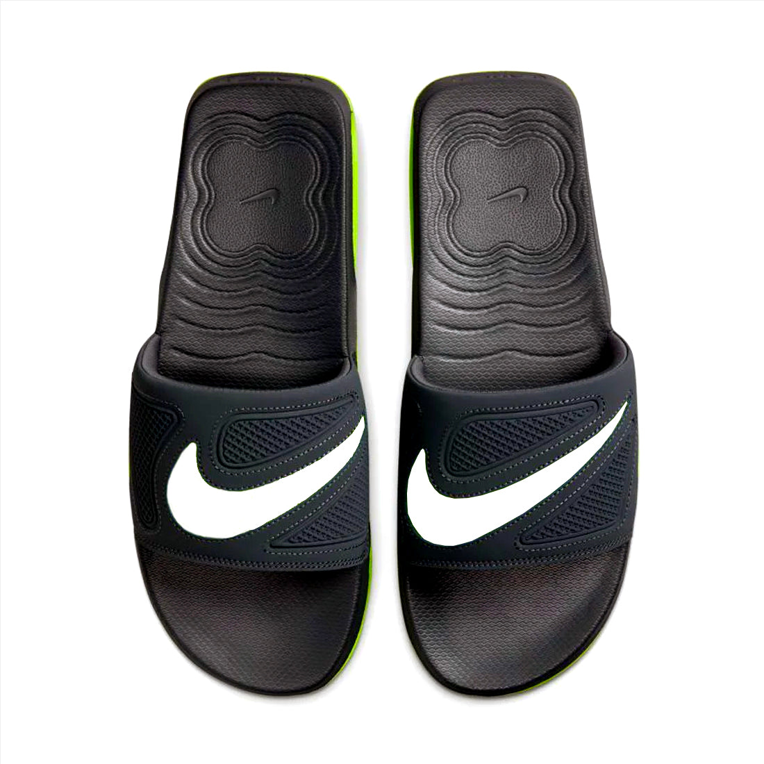 Men's Nike Air Max Cirro Slides (Black/White/Volt)(DC1460-008 ...