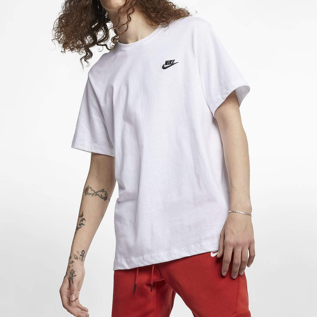 Men's Nike Essential Embroidered Tee (Standard Fit)(White)(AR4999-101)