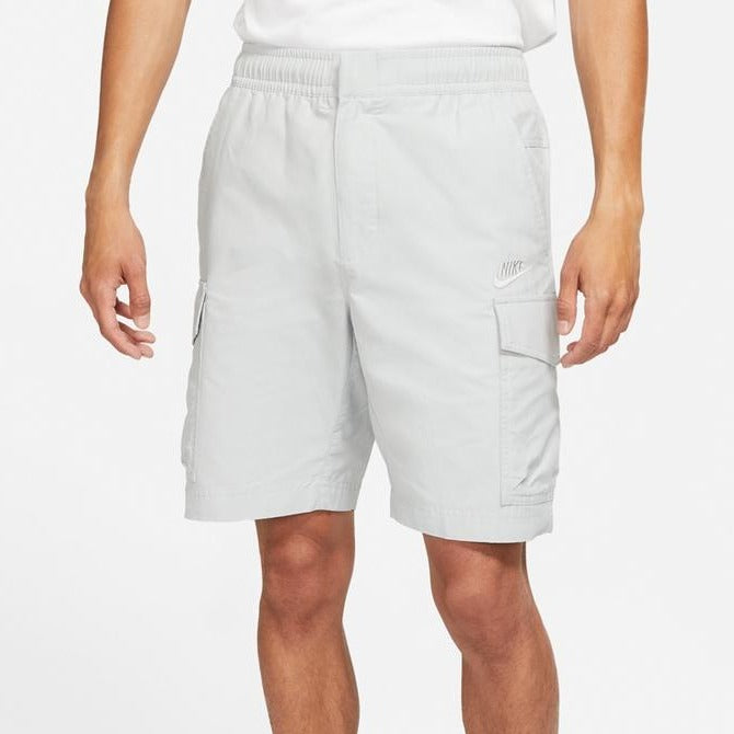 Men's Nike Embroidered Woven Cargo Shorts (Light Smoke Grey)(DD4729-077)