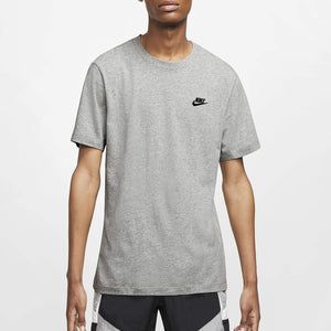 Men's Nike Essential Embroidered Tee (Standard Fit)(Grey/Black)(AR4999-064)