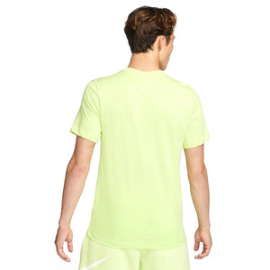 Men's Nike Essential Embroidered Tee (Standard Fit)(Lemon Twist/Black)(AR4999-736)