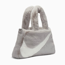 Nike Faux Fur Swoosh Bag (Grey)(DQ5804-012)