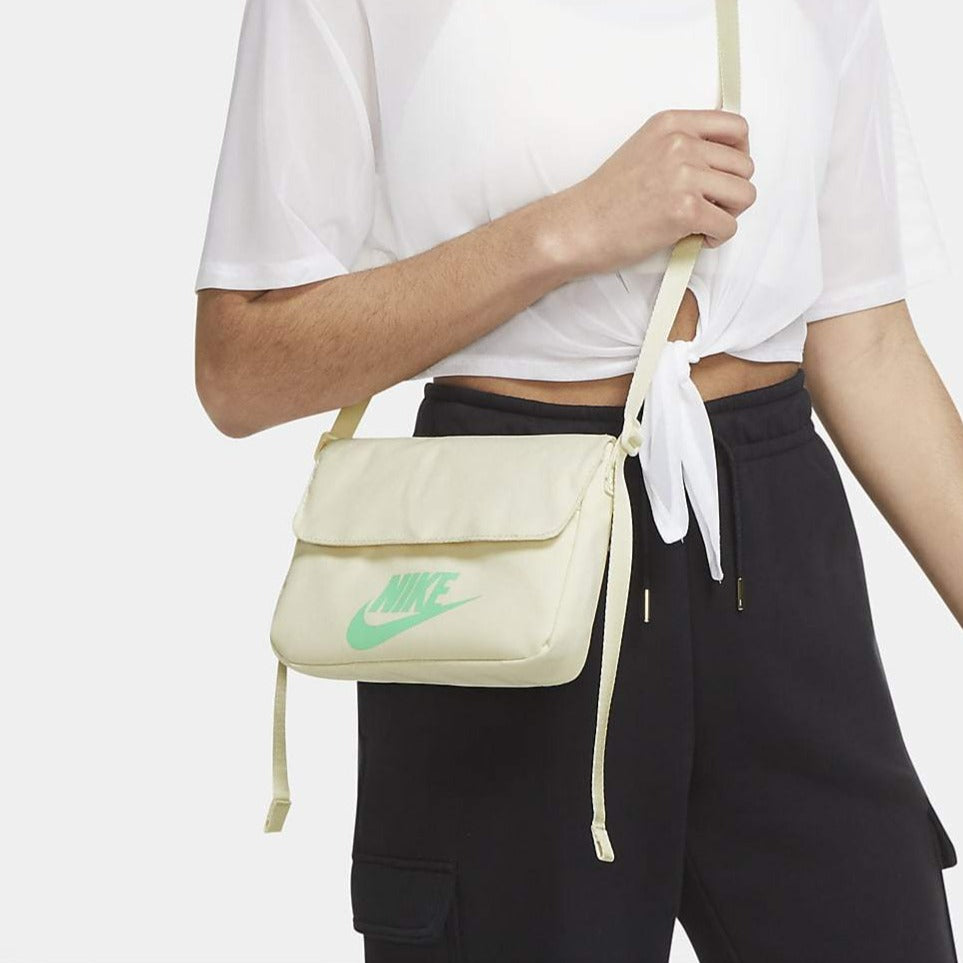 Nike Futura Revel 365 Crossbody Bag (Coconut Milk/Green Glow)(CW9300-1 ...