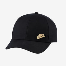 Nike Sportswear Heritage 86 Metallic Logo Cap (Black/ Metallic Gold)(942212-011)