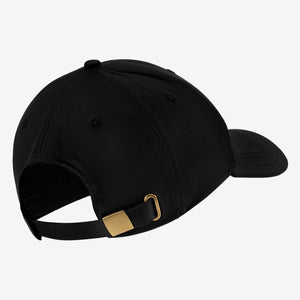 Nike Sportswear Heritage 86 Metallic Logo Cap Black Metallic Gold 9 Trilogy Merch PH