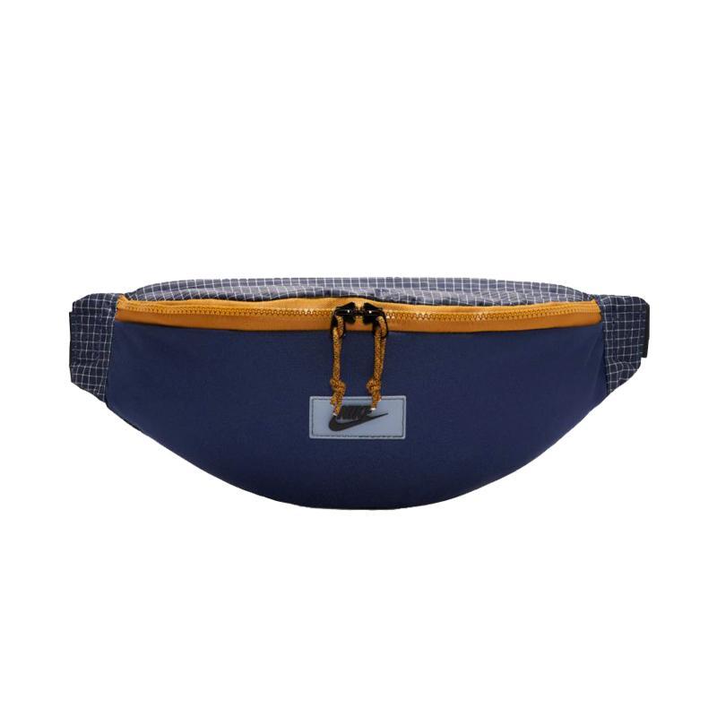 Nike Heritage Waist Bag Fanny Pack Geometric Pack Navy Gum unise Trilogy Merch PH