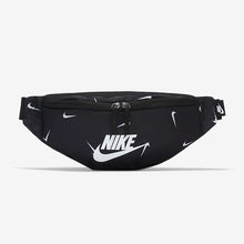 Nike Heritage "All over Swoosh" Print Hip Pack Waist Bag (Black/White)(CV1082-010)(unisex)