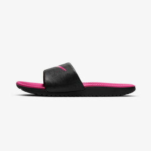 Women's / GS Nike Kawa Slide (Black/Vivid Pink)(DD8519-001)