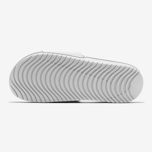 Men's Nike Kawa Solarsoft Slides (White/Black)(832646-100)