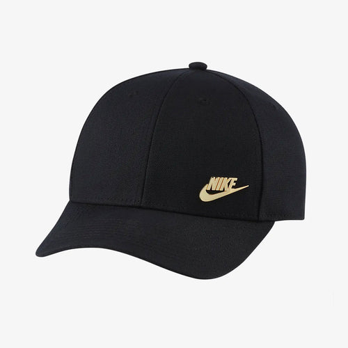 Nike Metal Logo Legacy91 Adjustable Cap (Black/Metallic Gold)(DC3988-010)