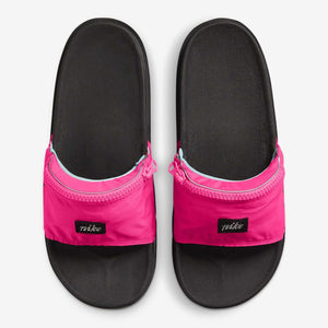 Nike Offcourt "Be True" Pride Fanny Pack Slides (Dark Gray/Black/Hyper Pink)(DD6783-600)