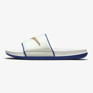 Nike Offcourt Slides "First Use" (Sail/Deep Royal/Metallic Gold)(DH8081-100)