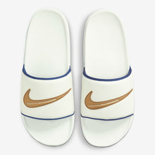 Nike Offcourt Slides "First Use" (Sail/Deep Royal/Metallic Gold)(DH8081-100)