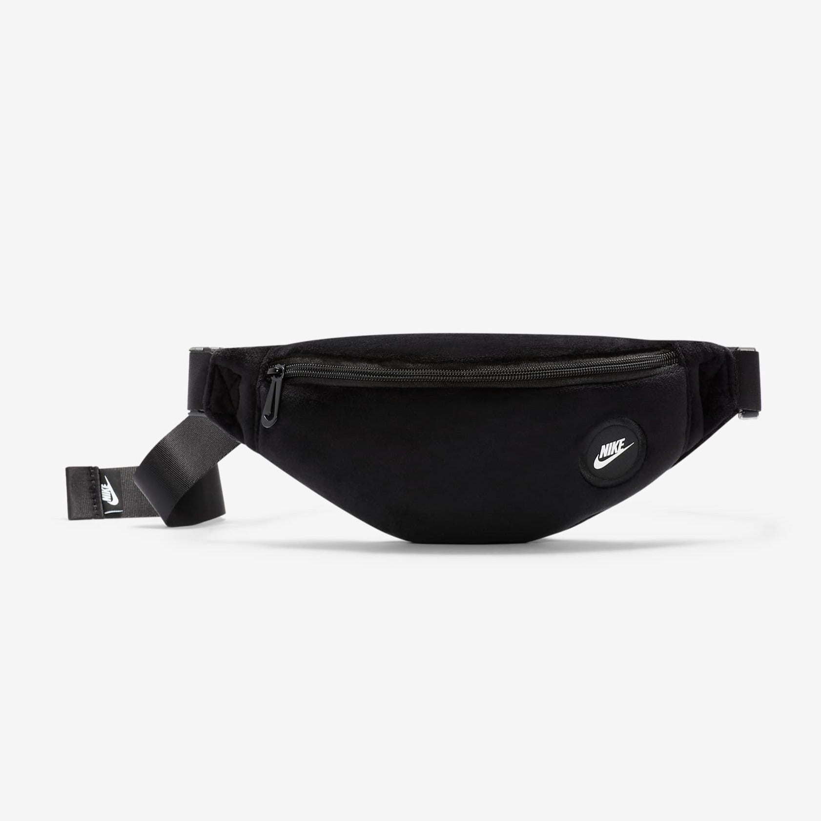 Nike Small Waist Bag Velour Pack (Black)(unisex)(DC7708-010
