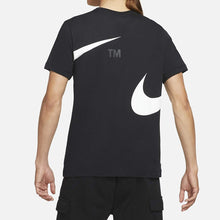 Men's Nike Sportswear "Oversized Side Swoosh" Tee (Black/White)(DD3350-010)(Standard Fit)