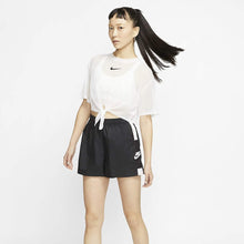 Women's Nike Sportswear Side Pocket Woven Shorts (Black/White)(CJ1689-010)