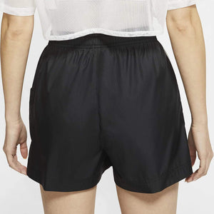 Women's Nike Sportswear Side Pocket Woven Shorts (Black/White)(CJ1689-010)