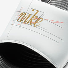 Men's Nike Victori One "Retro Logo" Print Slides (Summit White/Orange/Metallic Gold/Black)(CN9678-103)