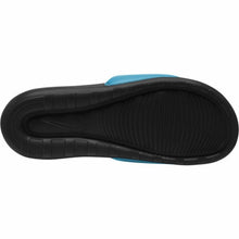 Men's Nike Victori One Slides (Black/Chlorine Blue)(CN9675-009)
