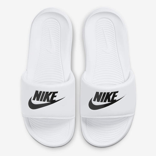 Women's Nike Victori One Slides (White/Black) (CN9677-100)