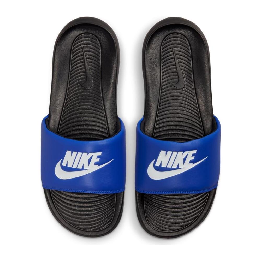 Men's Nike Victori One Slides (Racer Blue/Black)(CN9675-402)