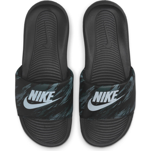 Nike Victori One Print Slides (Black/Pure Platinum)(CN9678-009)