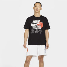 Men's Nike World Tour Tee (Black/White)(Loose Fit)(DA0938-010)