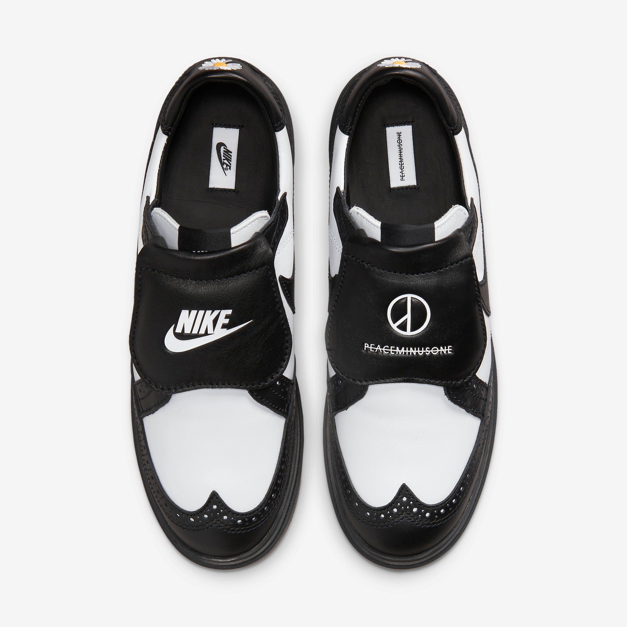 Nike x PEACEMINUSONE G-Dragon Kwondo 1 (Black/White)(DH2482-101)