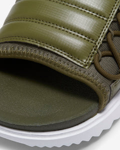 Men's Nike Asuna Premium Slides (Cargo Khaki/Medium Olive/White/Light Cream)(CI8800-300)