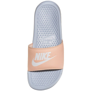 Women's Nike Benassi JDI (Hydrogen Blue/Washed Coral/White)(343881-412)