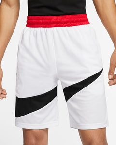 Men's Nike "Big Swoosh" Shorts (White/Black)(BV9386-100)