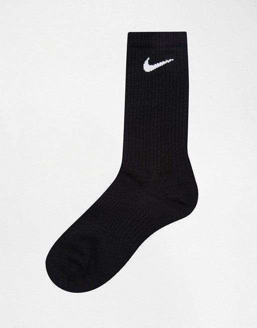 Nike Crew Socks (Black)(1-pair)