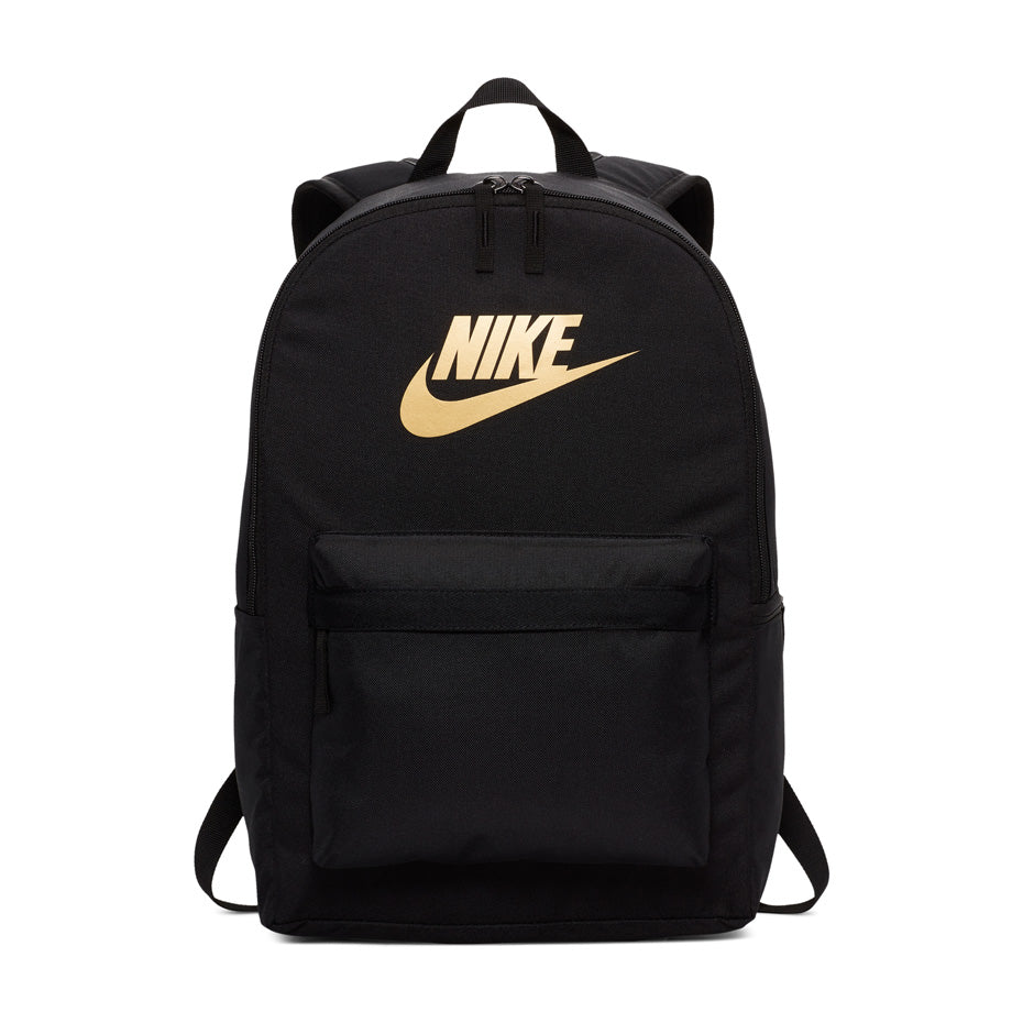 Nike Heritage 2.0 Backpack (Black/Metallic Gold)(BA5879-013)