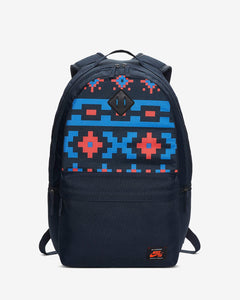 Nike SB Icon Printed Backpack (Dark Obsidian/Pacific Blue/Bright Crimson)(BA6415-475)