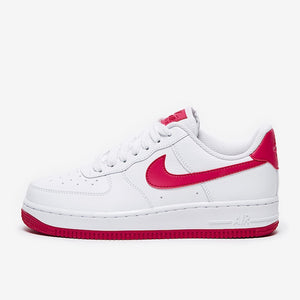 Women's Nike Air Force 1 Low (White Wild Cherry Red Noble)