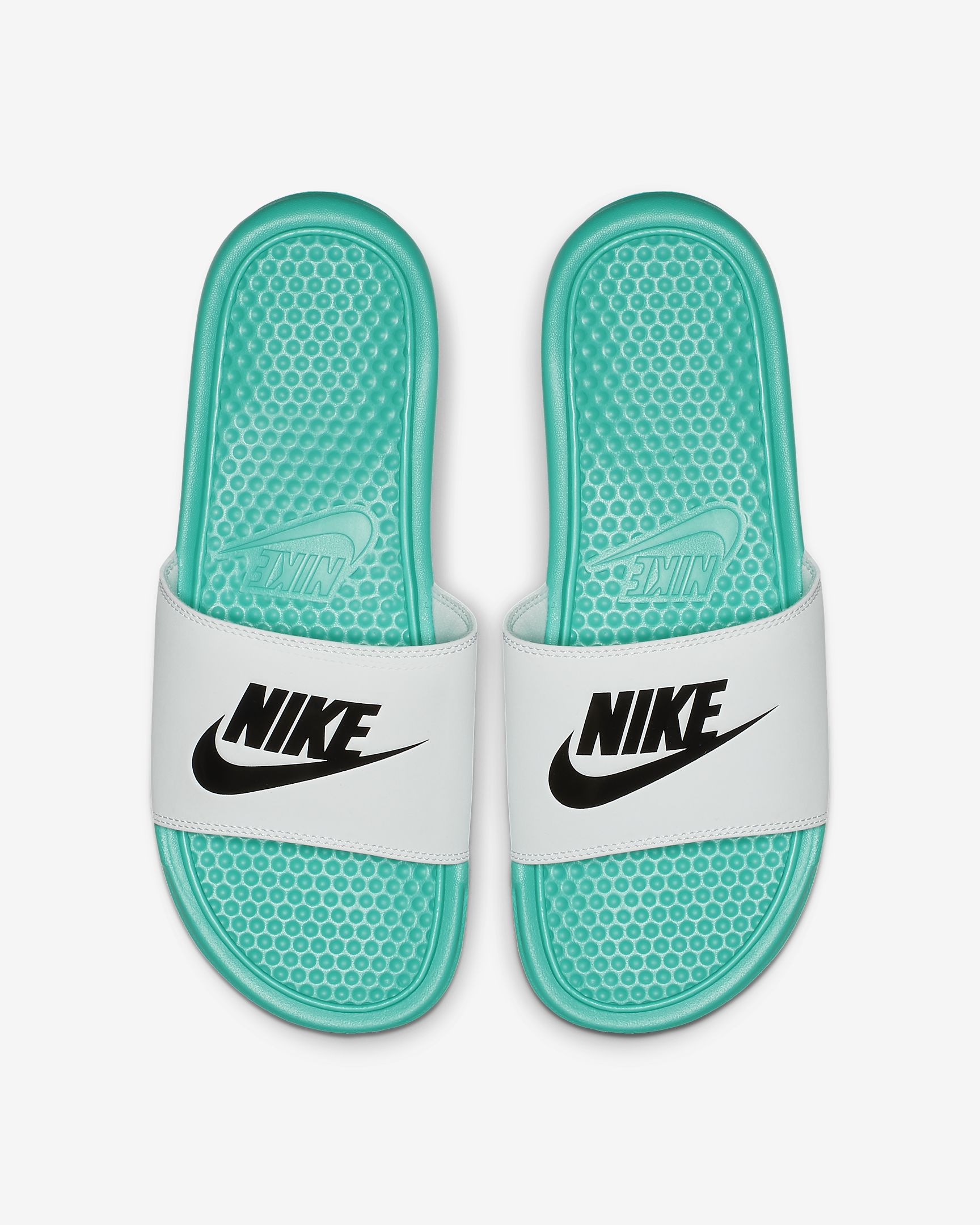 Mint nike slides shop