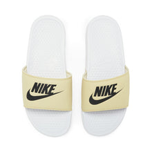 Nike Benassi JDI Slides (White Team Gold)