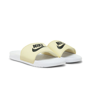 Nike Benassi JDI Slides (White Team Gold)