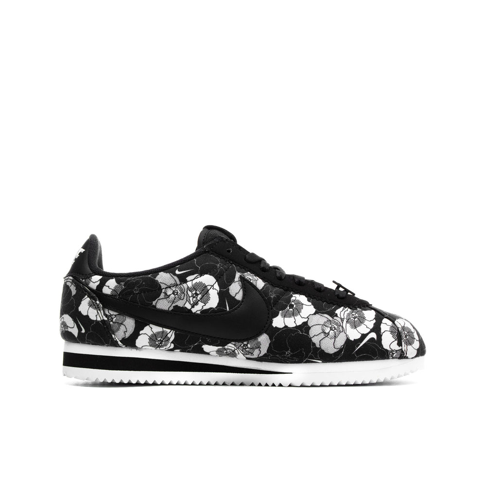 nike black floral shoes