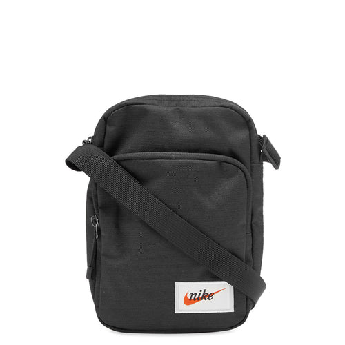 Nike Heritage Sling Bag (Black/Orange Blaze)(BA5809-010)