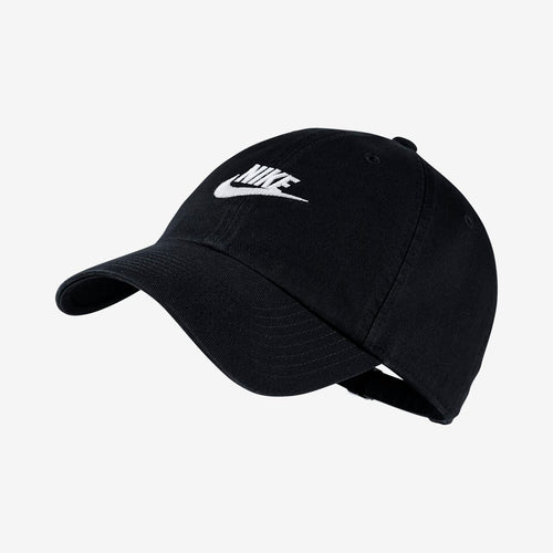 Nike Heritage 86 Cap Futura Washed White Swoosh (Black)